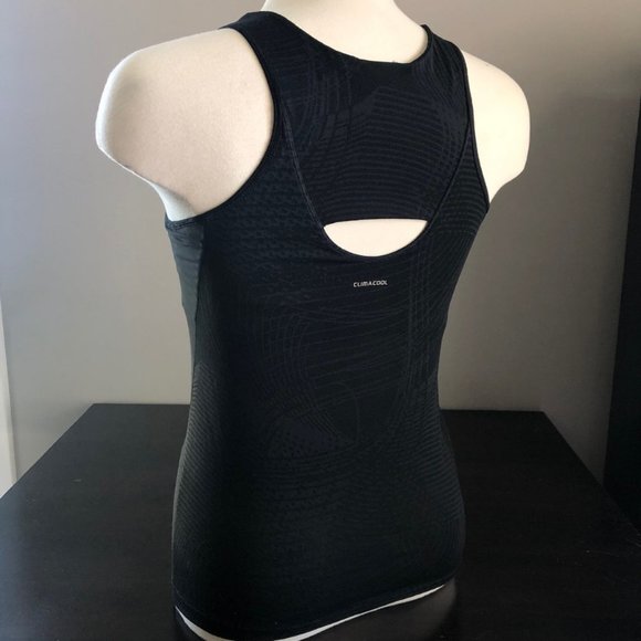2/$20 DEAL Adidas Climacool M Black Workout Training Tank - Picture 2 of 7